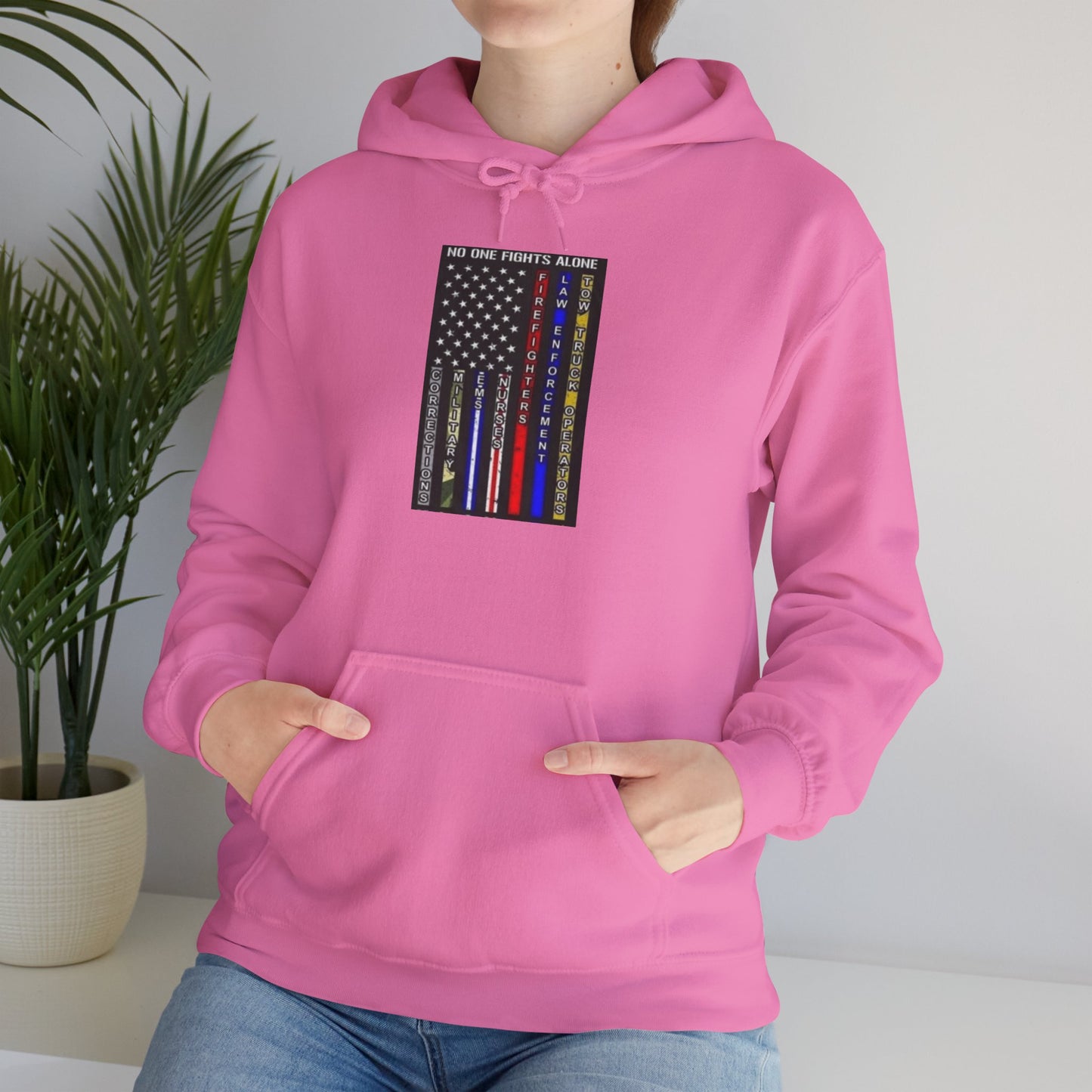 No One Fights Alone Unisex Hoodie