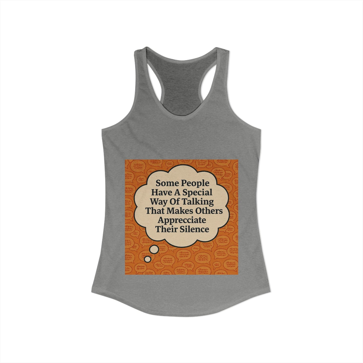 Special Way Of Talking Women's Racerback Tank