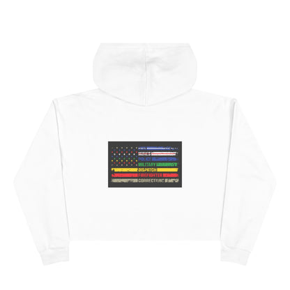 First Responder Women's Crop Hoodie
