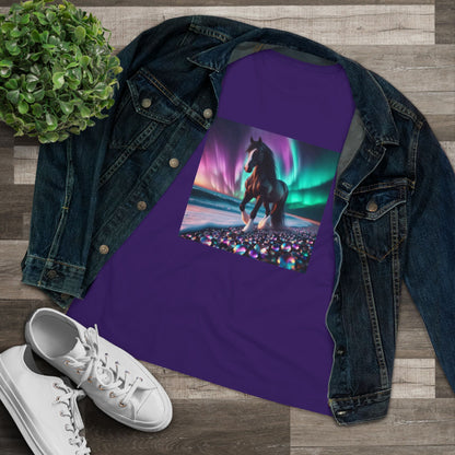 Midnight Magic Women's Short Sleeve Crewneck Tee