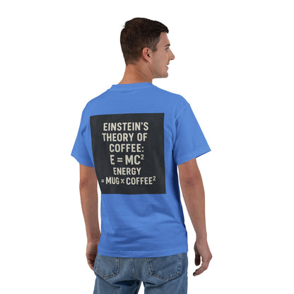 Einstein's Theory Of Coffee Men's Short-Sleeve Crewneck Tee