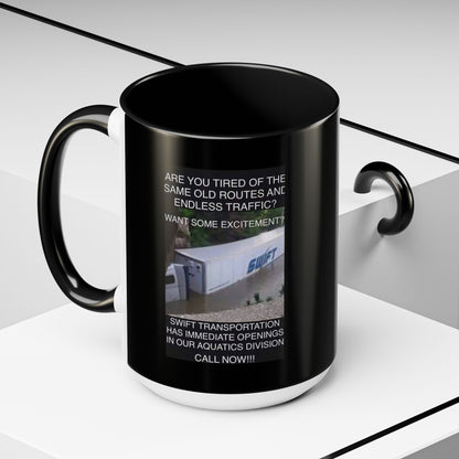 Swift Aquatics 2-Tone Coffee Mug