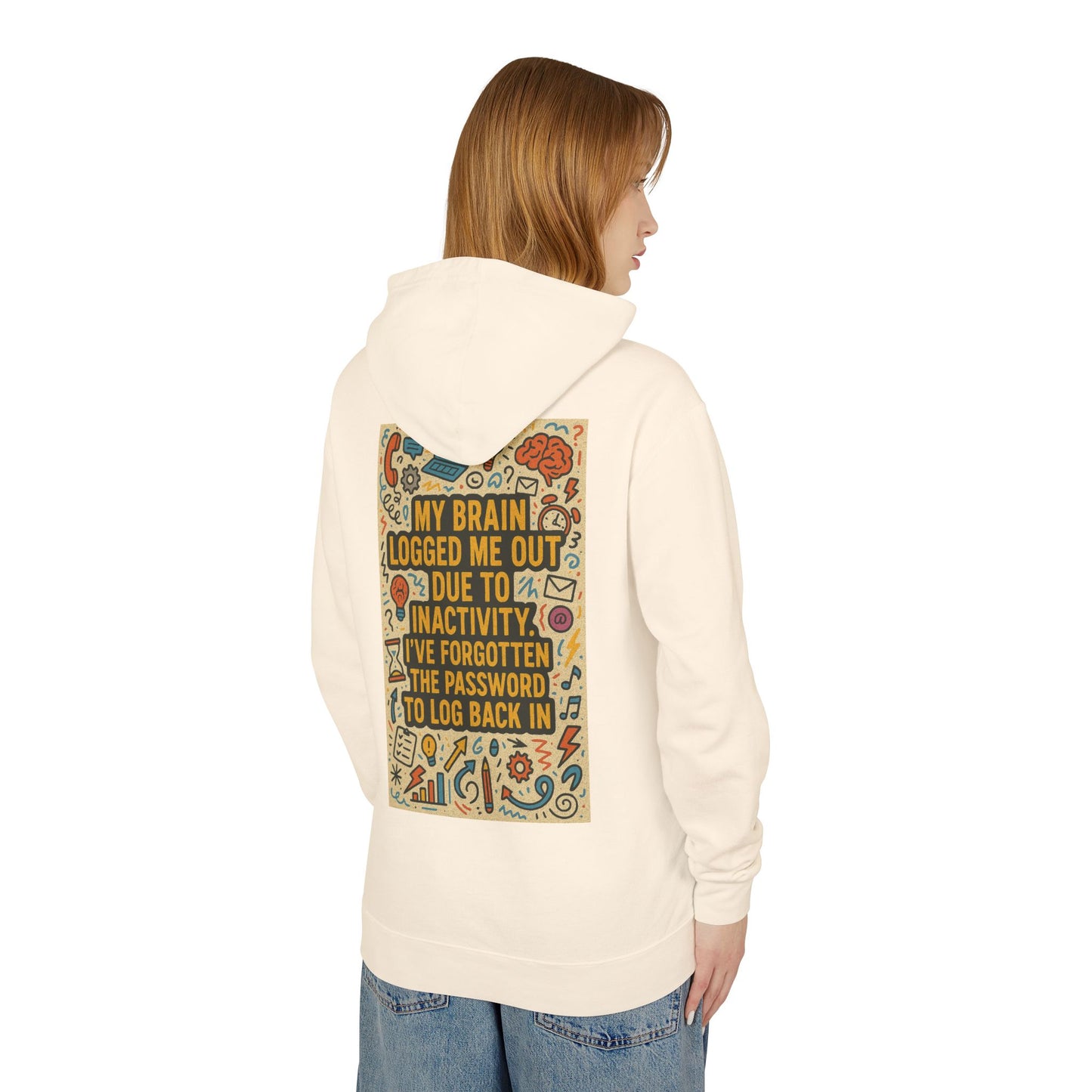 Logged Out Unisex Lightweight Hoodie
