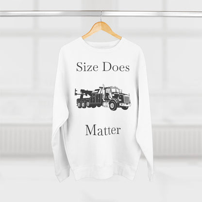Size Does Matter Unisex Crewneck Sweatshirt