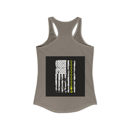 Thin Yellow Line Women's Racerback Tank