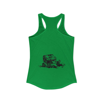 Slingin' Mud Side By Side Women's Racerback Tank