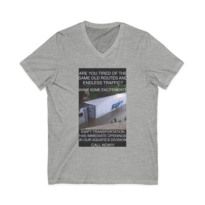Swift Aquatics Unisex Short Sleeve V-Neck Tee