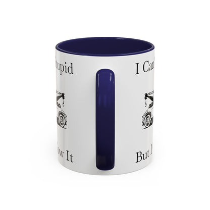 I Can't Fix Stupid Wheel Lift Tow Truck 2-Tone Coffee Mug