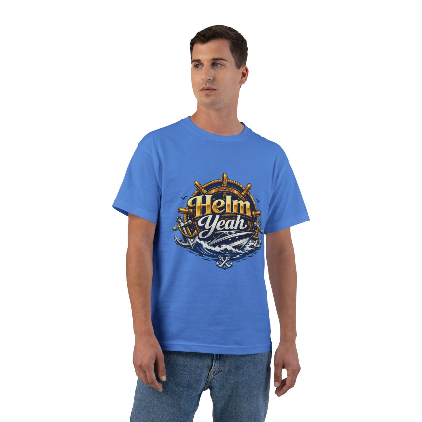 Helm Yeah Men's Short-Sleeve Crewneck Tee