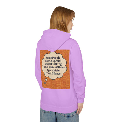 Special Way Of Talking Unisex Lightweight Hoodie