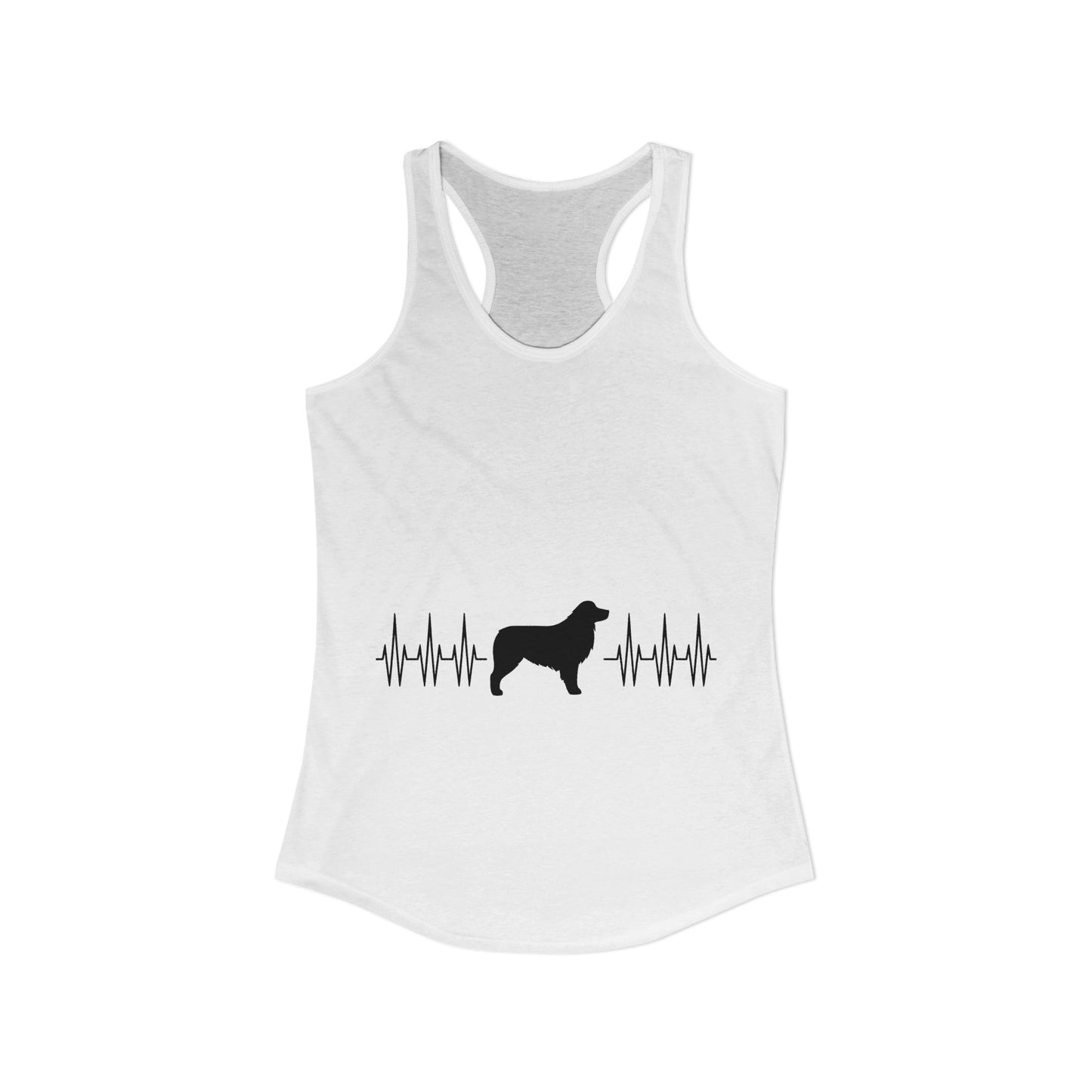 My Heart Beats For Aussies Women's Racerback Tank