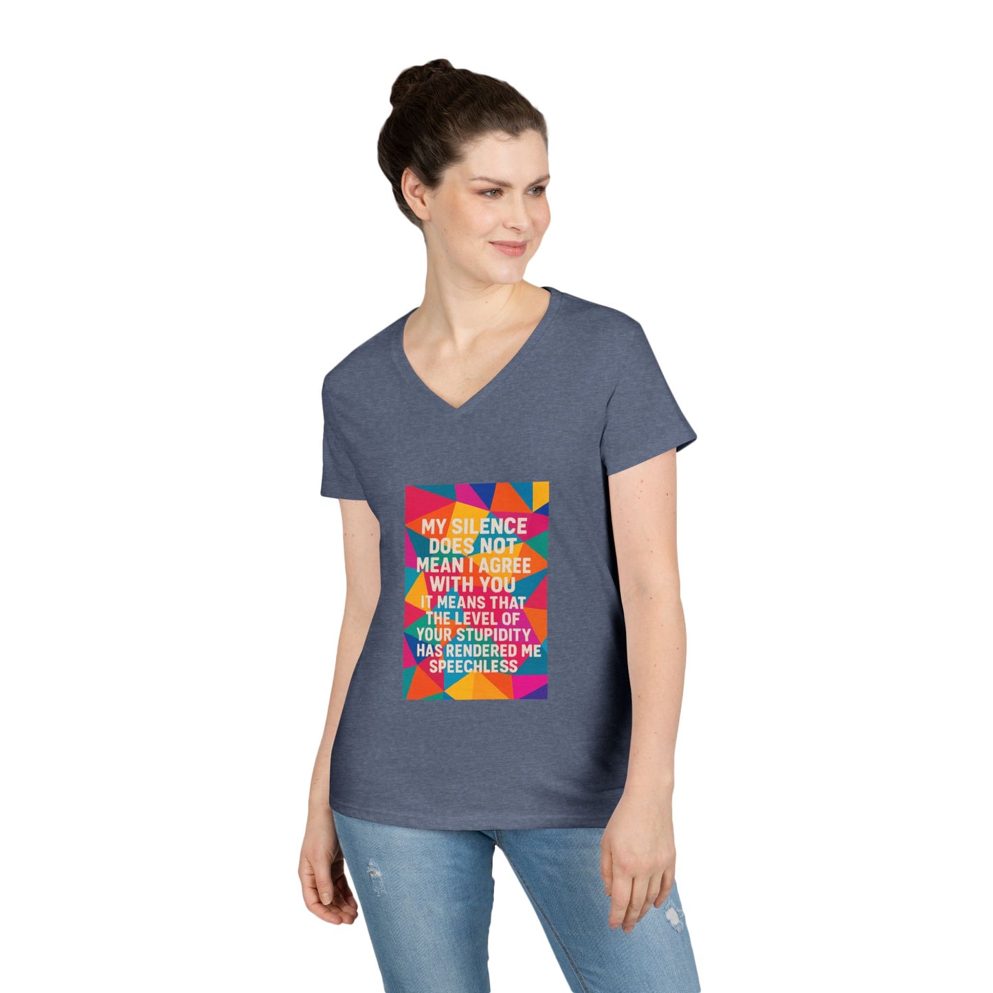 Speechless Women's V-Neck T-Shirt