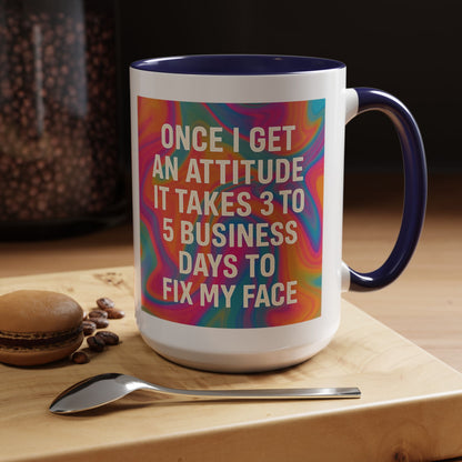 Fix My Face 2-Tone Coffee Mug