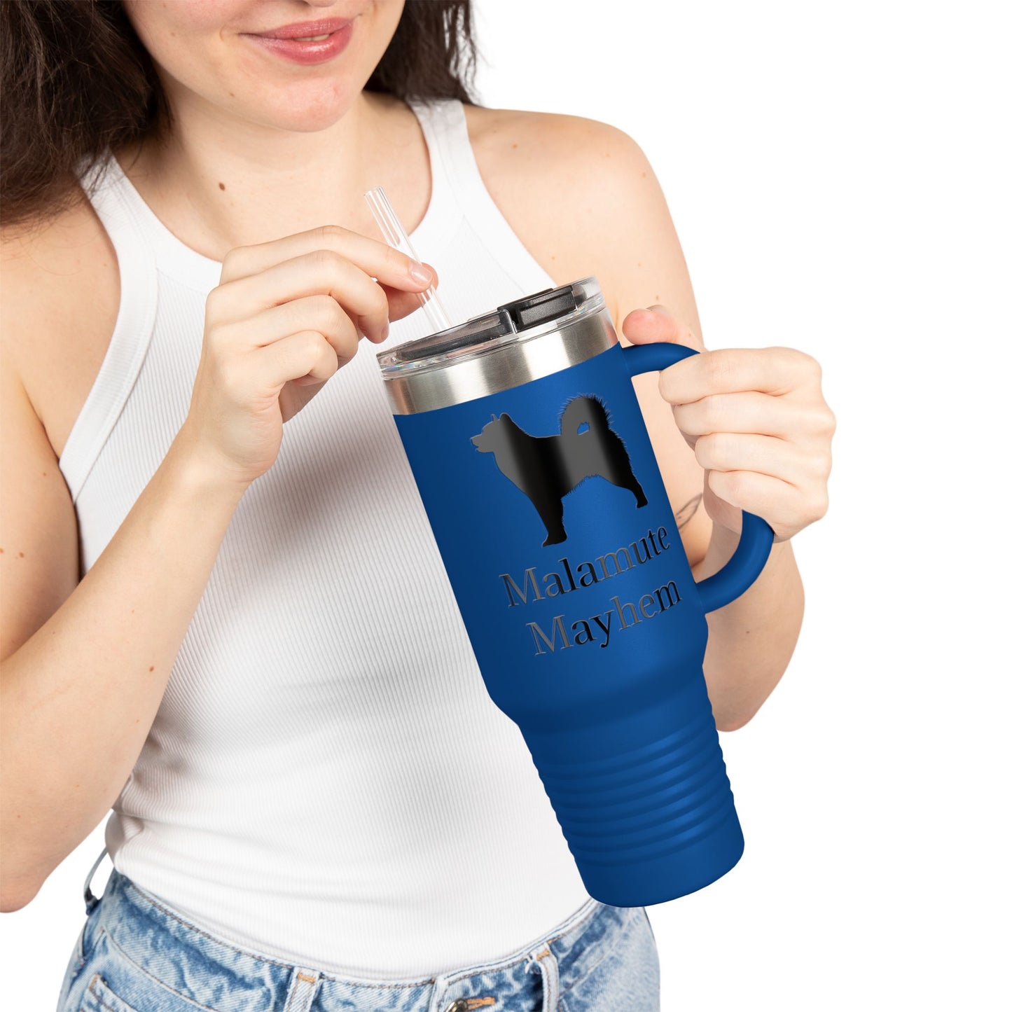 Malamute Mayhem Insulated Travel Mug