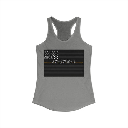 Thin Yellow Line Women's Racerback Tank