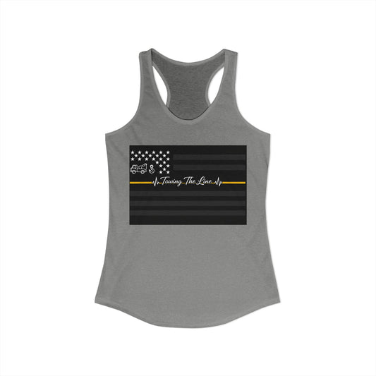 Thin Yellow Line Women's Racerback Tank