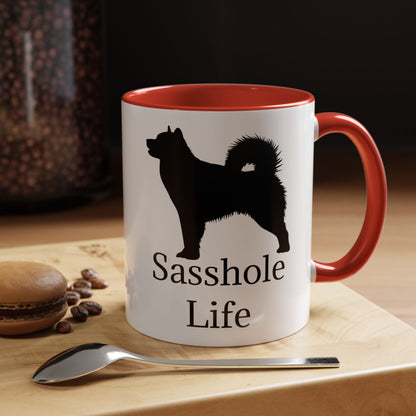 Sasshole Life 2-Tone Coffee Mug