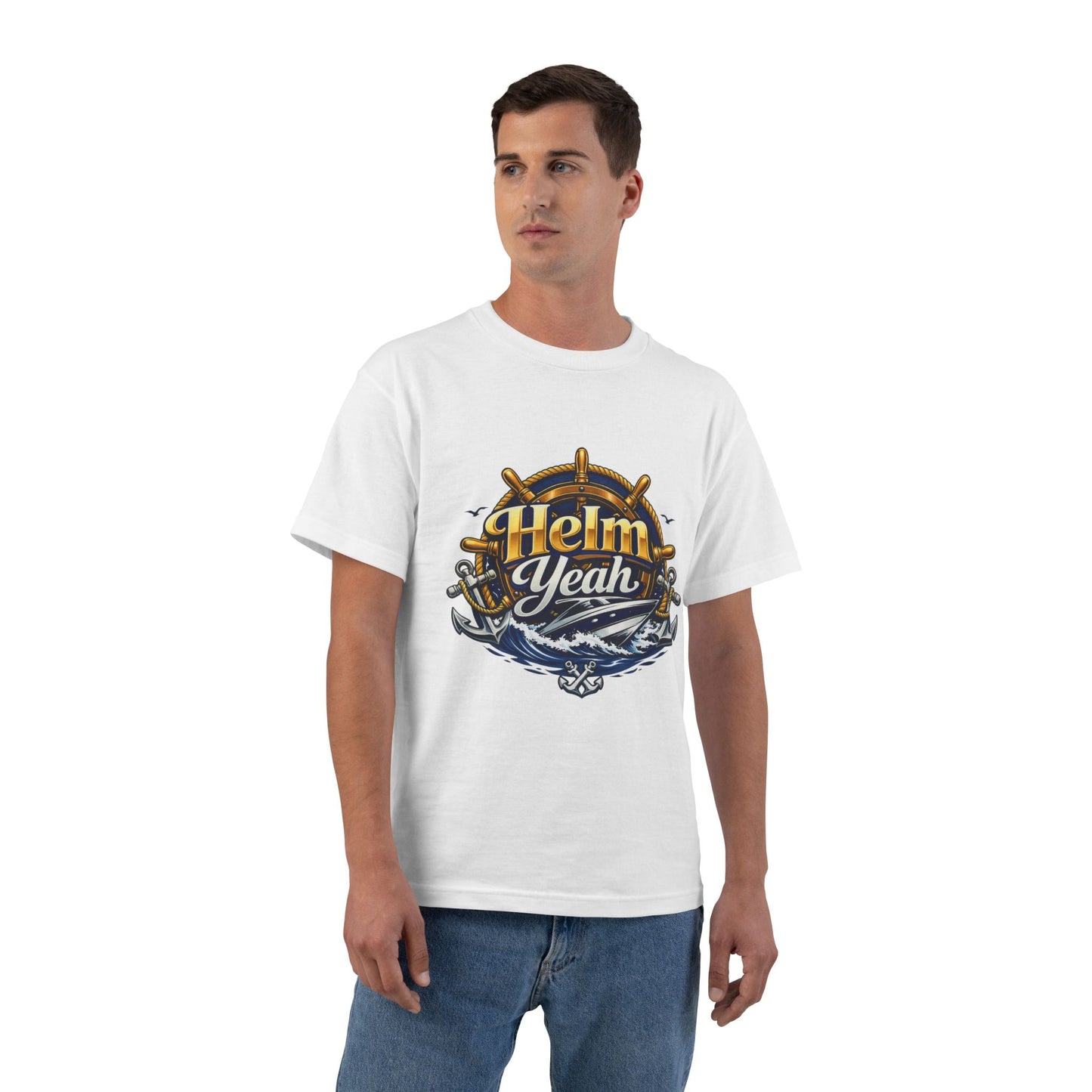 Helm Yeah Men's Short-Sleeve Crewneck Tee