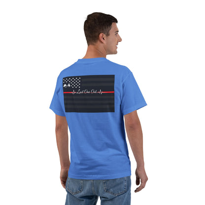 Thin Red Line Men's Short-Sleeve Crewneck Tee