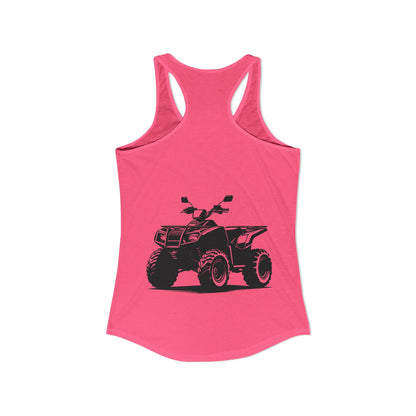 Off The Beaten Path Quad Women's Racerback Tank