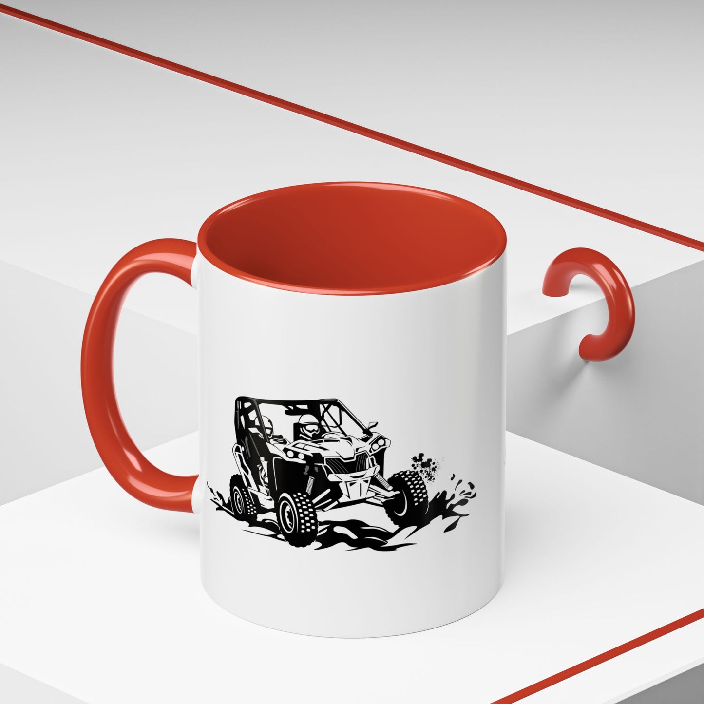 Slingin' Mud Side By Side 2-Tone Coffee Mug