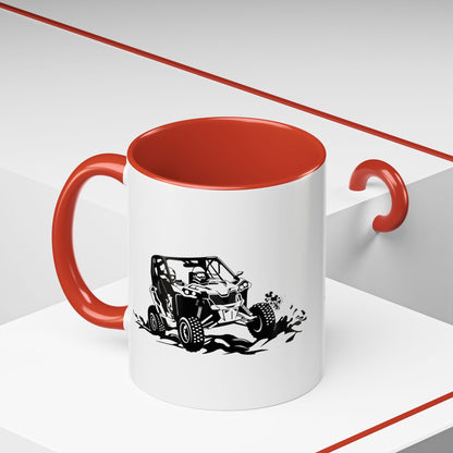 Slingin' Mud Side By Side 2-Tone Coffee Mug