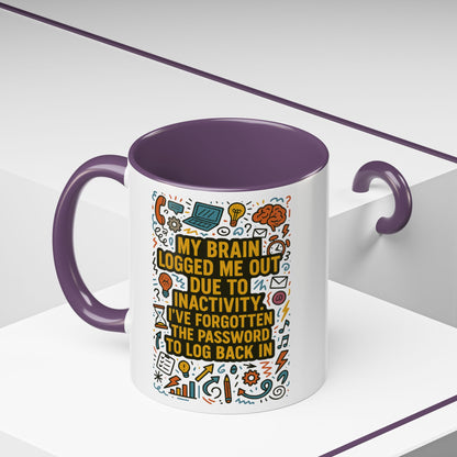 Logged Out 2-Tone Coffee Mug