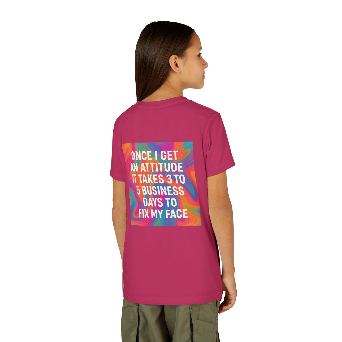 Fix My Face Youth Unisex Short Sleeve Crewneck Tee