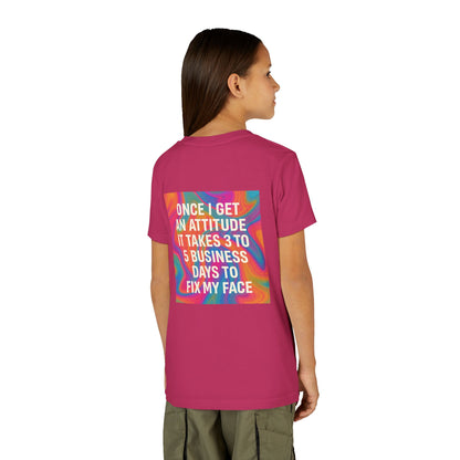 Fix My Face Youth Unisex Short Sleeve Crewneck Tee