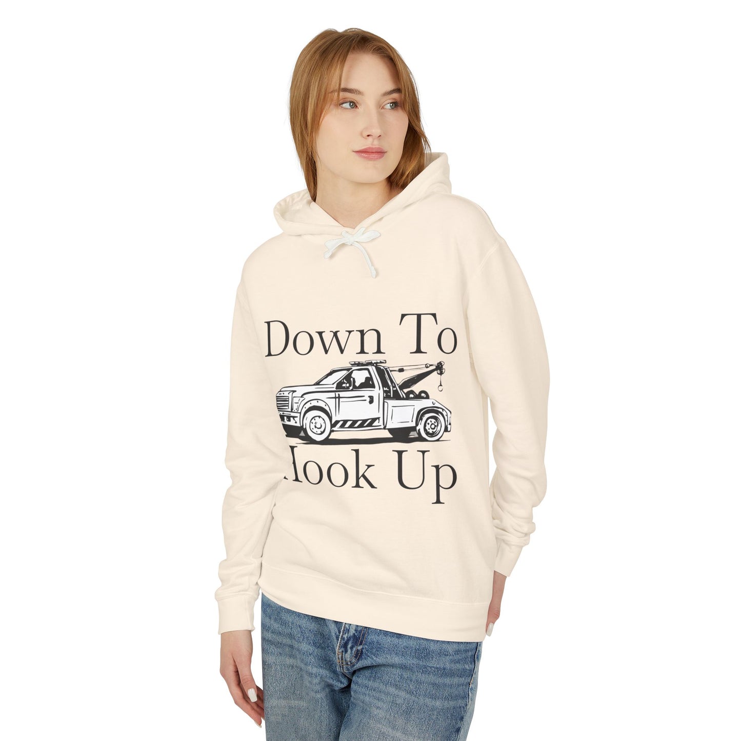 Down To Hook Up Unisex Lightweight Hoodie