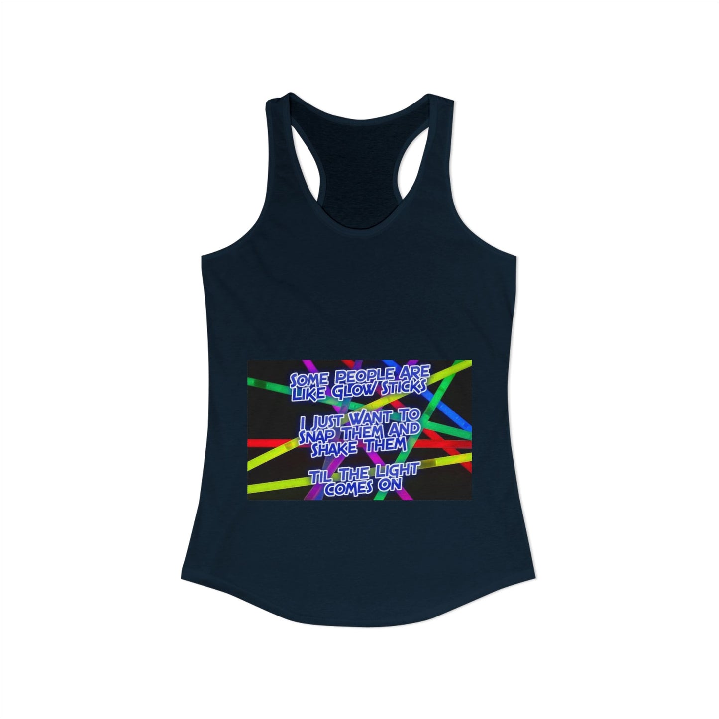 Glow Sticks Women's Racerback Tank