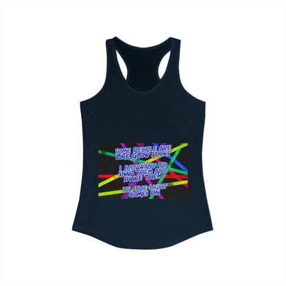 Glow Sticks Women's Racerback Tank
