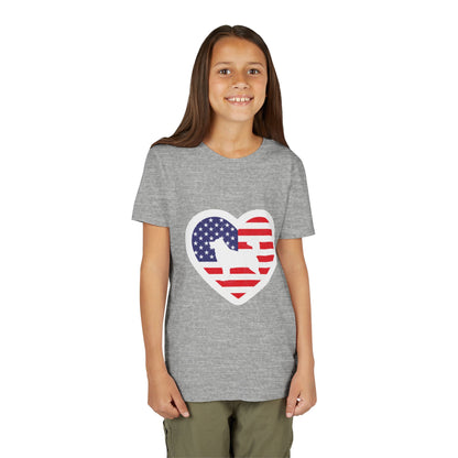 Malamute Flag Youth Unisex Short Sleeve Crewneck Tee