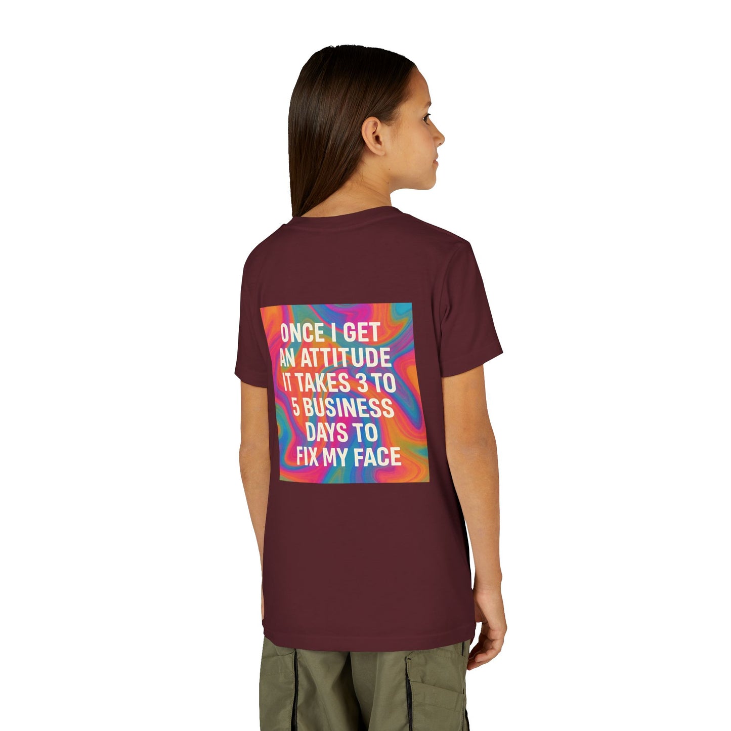 Fix My Face Youth Unisex Short Sleeve Crewneck Tee