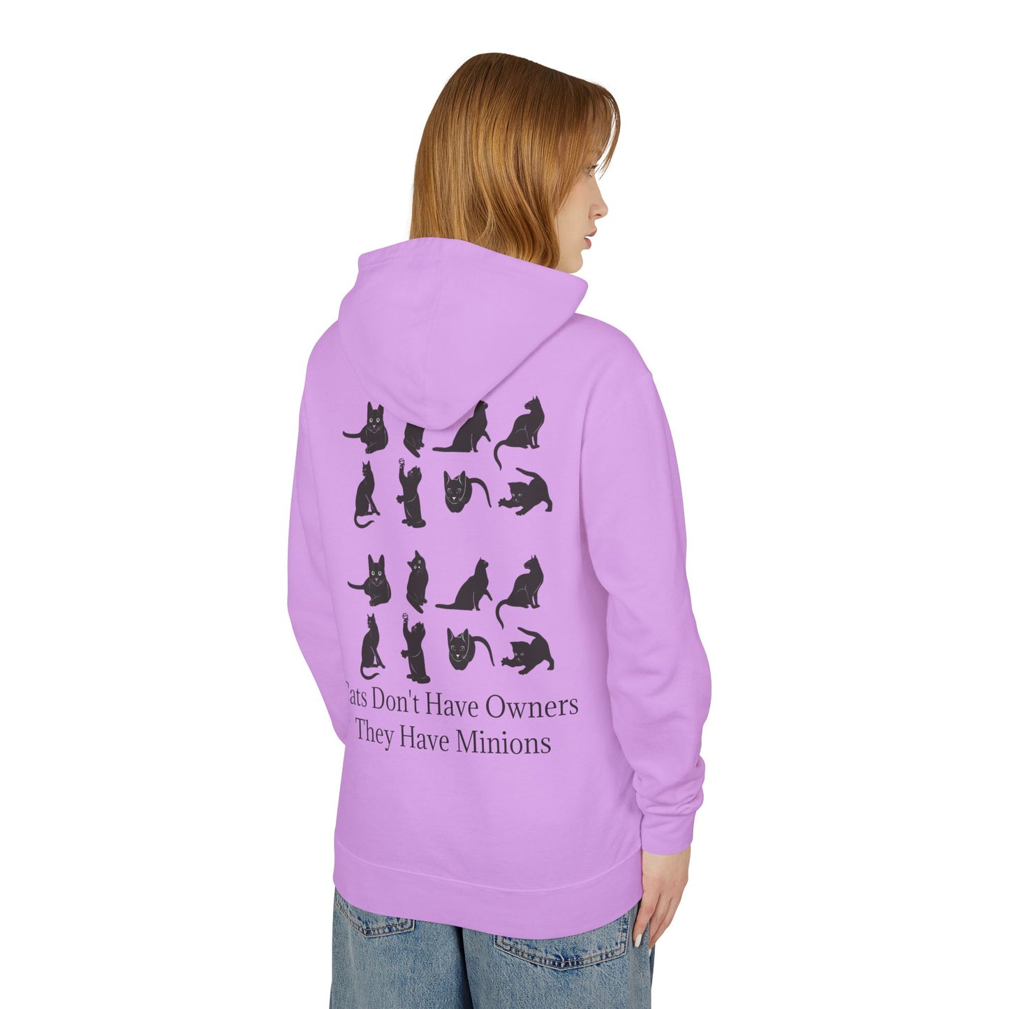 Cat Minions Unisex Lightweight Hoodie