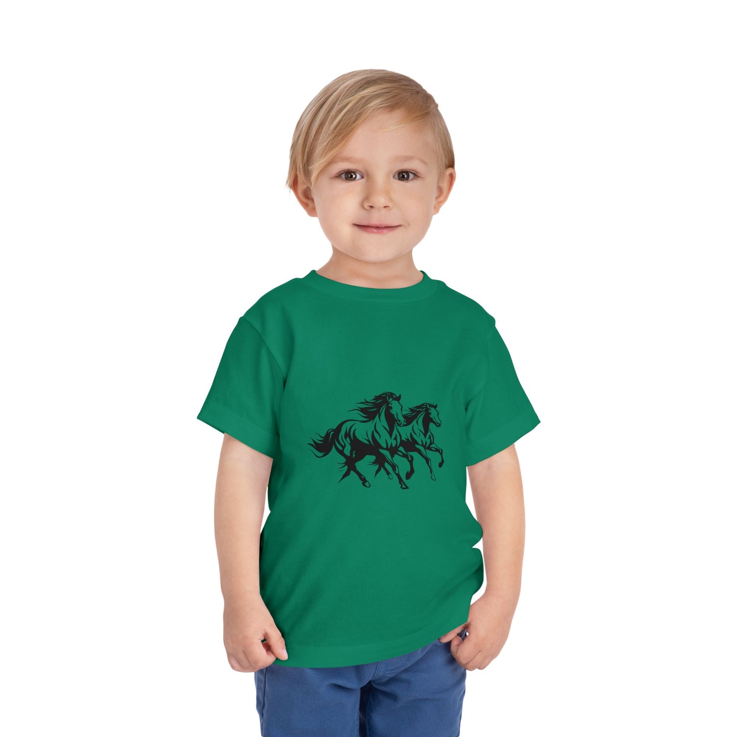 Horsin' Around Toddler Unisex Short Sleeve Crewneck Tee