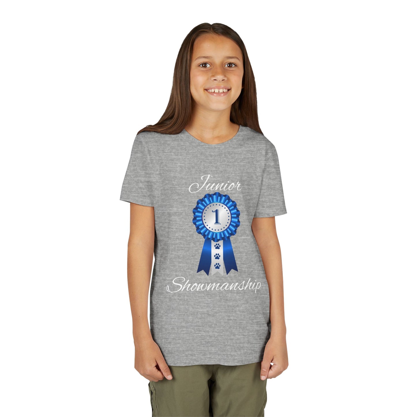 Junior Showmanship Youth Unisex Short Sleeve Crewneck Tee