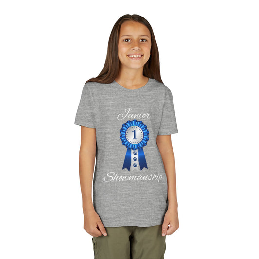 Junior Showmanship Youth Unisex Short Sleeve Crewneck Tee