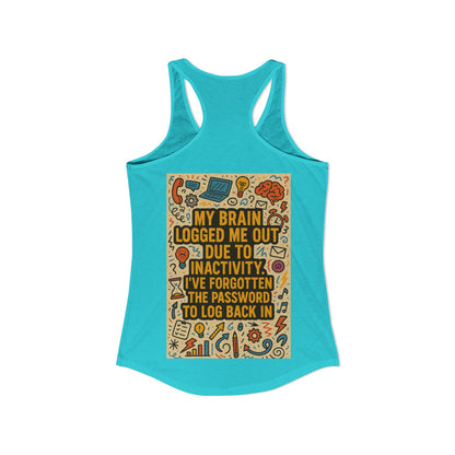 Logged Out Women's Racerback Tank