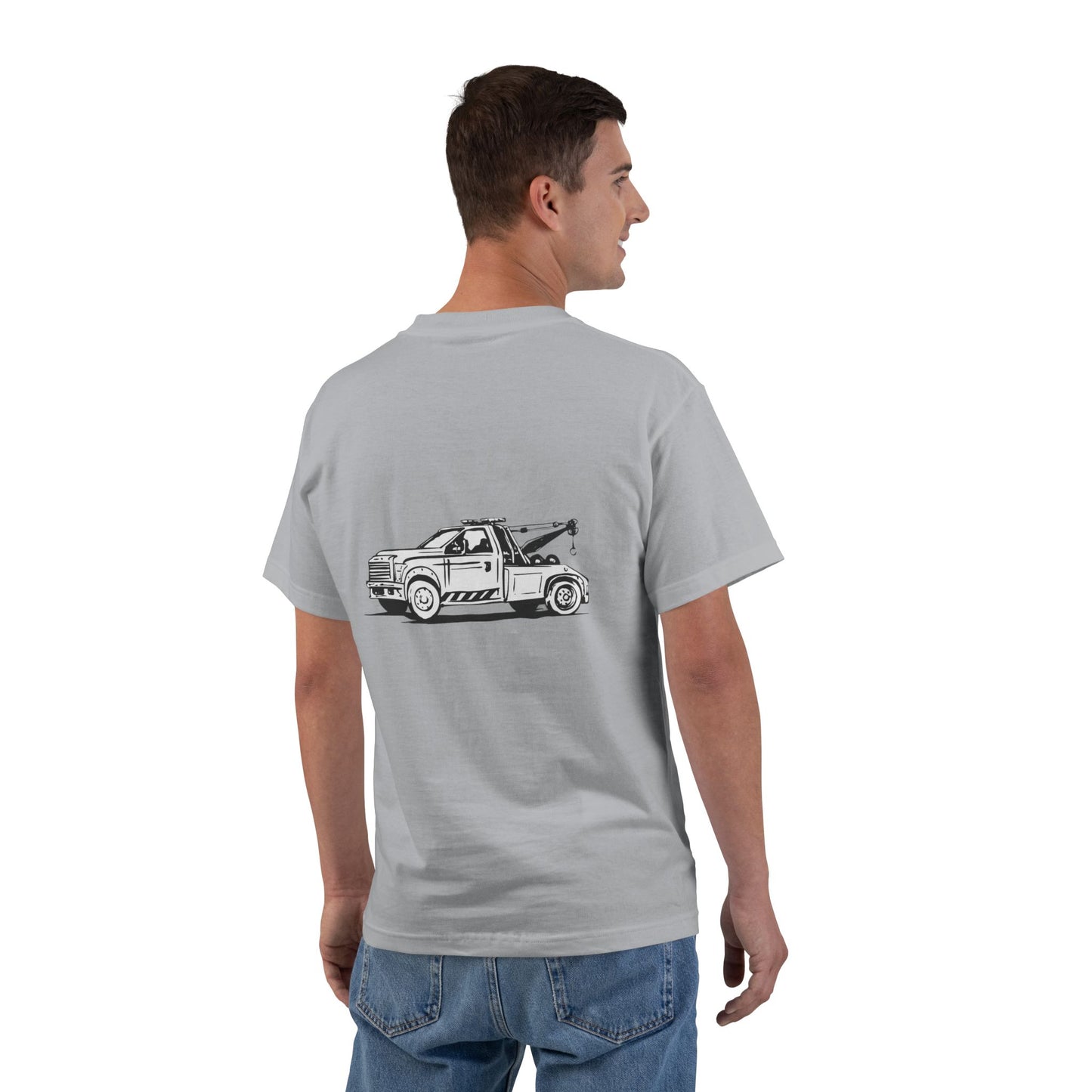 Wheel Lift Tow Truck Men's Short-Sleeve Crewneck Tee