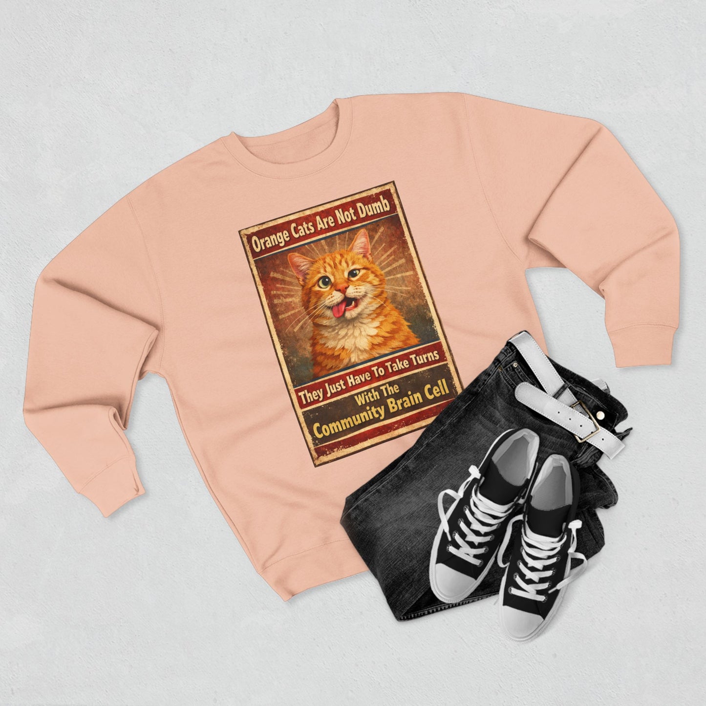 Community Brain Cell Unisex Crewneck Sweatshirt