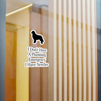 Plumbing Emergency Vinyl Decal