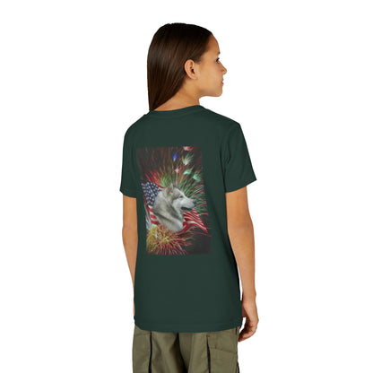 American Malamute Youth Unisex Short Sleeve Crewneck Tee