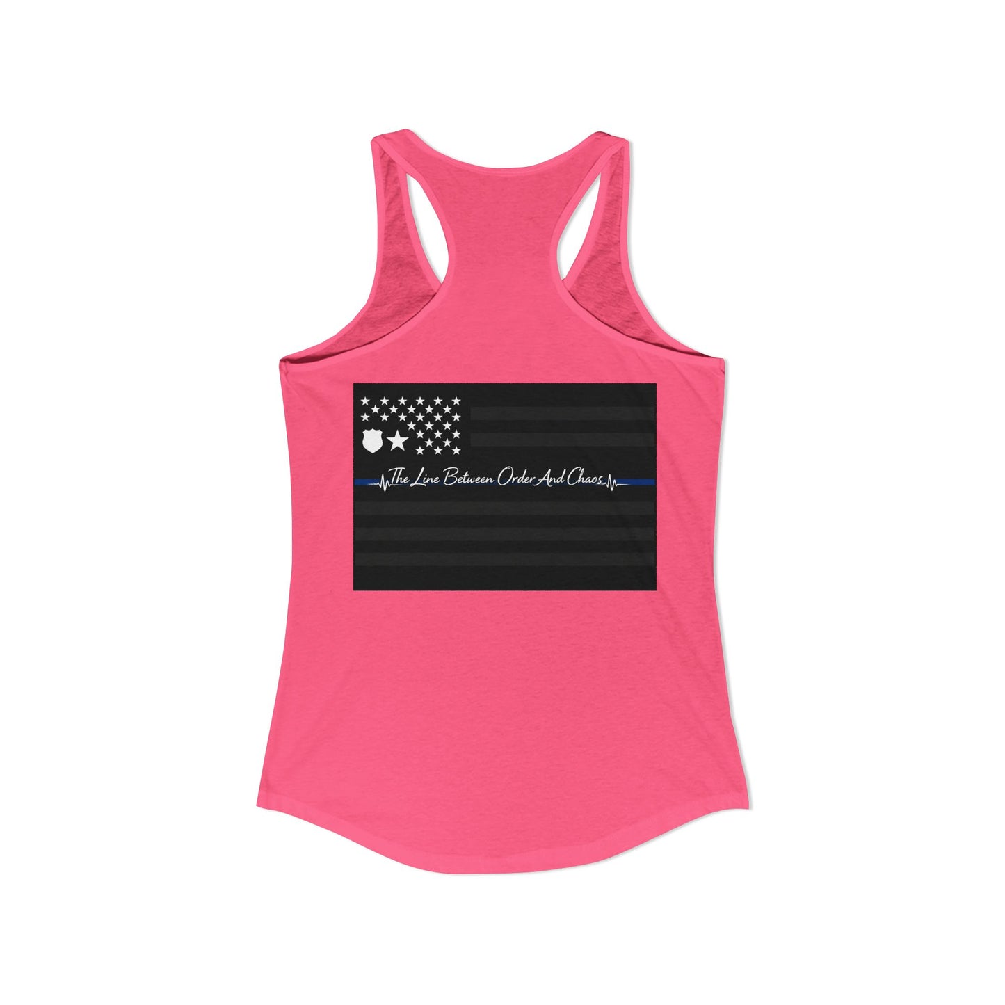 Thin Blue Line Women's Racerback Tank