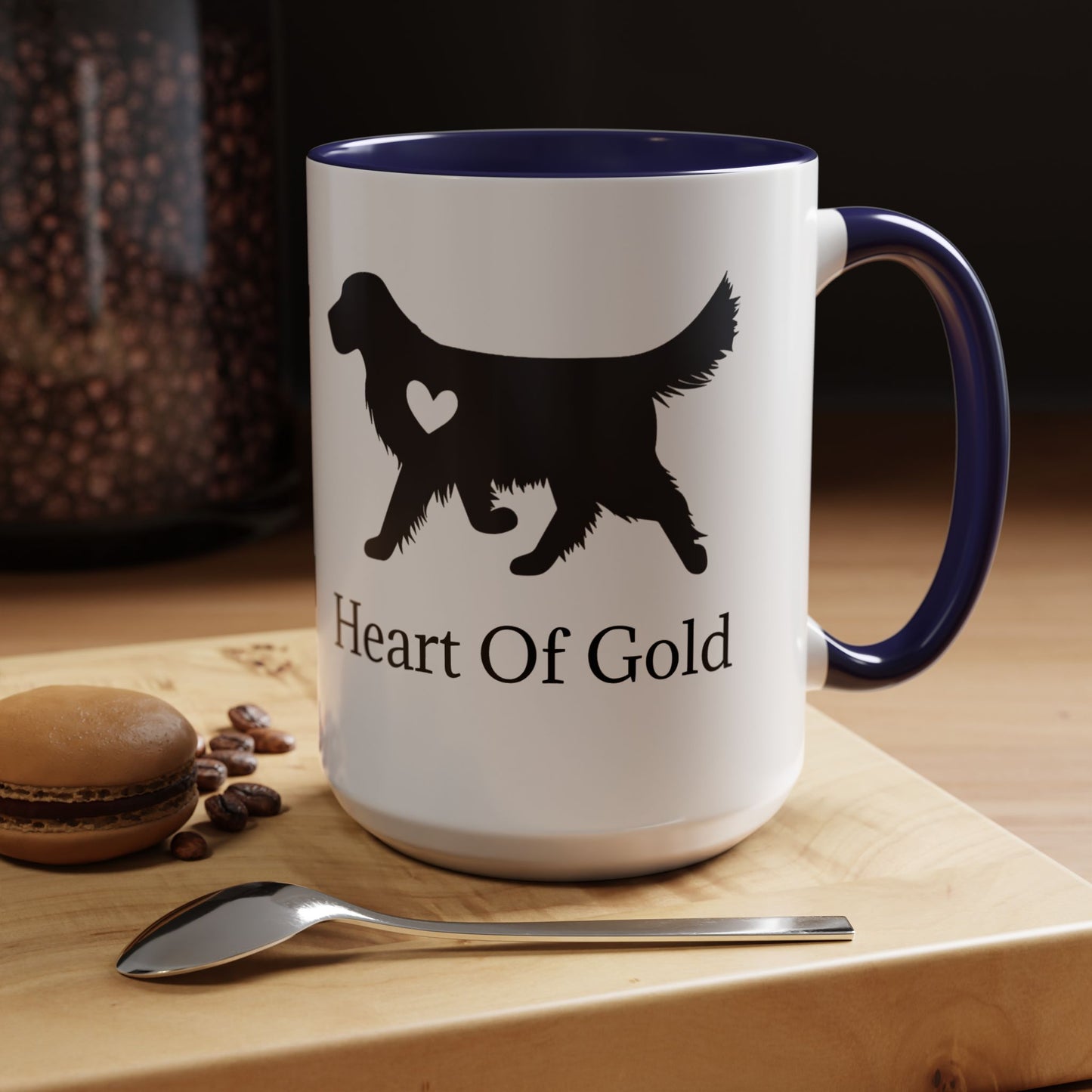 Heart Of Gold 2-Tone Coffee Mug