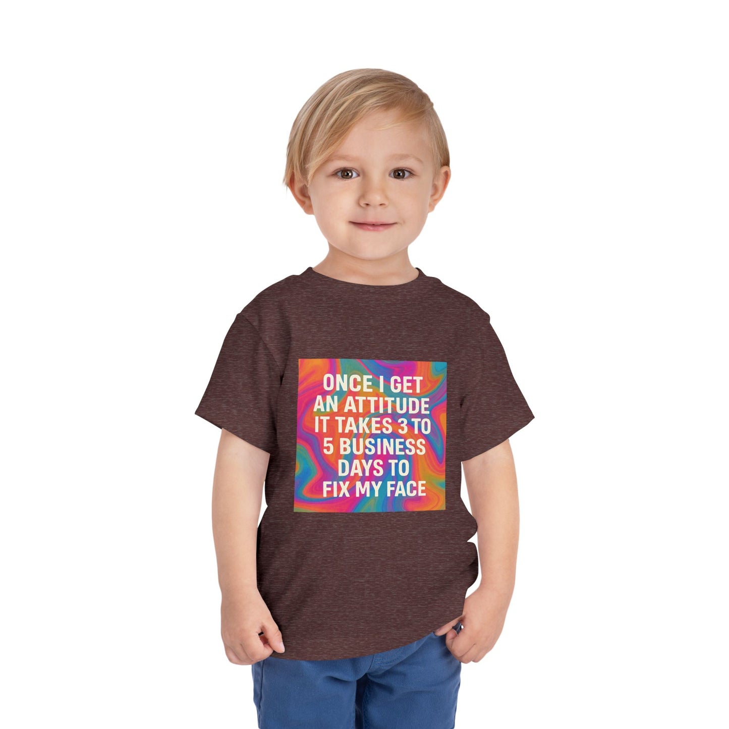 Fix My Face Toddler Unisex Short Sleeve Crewneck Tee