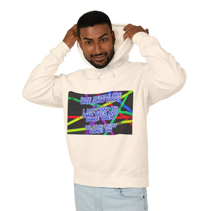 Glow Sticks Unisex Lightweight Hoodie