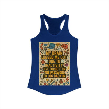 Logged Out Women's Racerback Tank