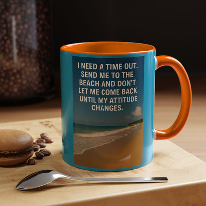 Time Out 2-Tone Coffee Mug