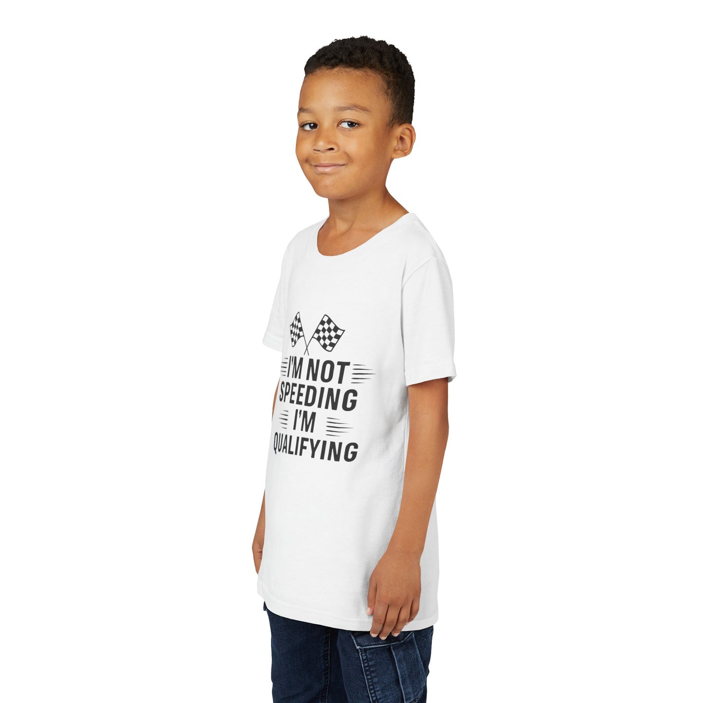 I'm Qualifying Youth Unisex Short Sleeve Crewneck Tee